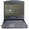 Consola KVM LCD 19 polegadas DIGITUS DS-72211-5US, 16 portas Cat 5, 1366x768, teclado US International
