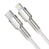 Cabo Baseus Cafule 2m Lightning para USB C carregamento rápido transferência de dados