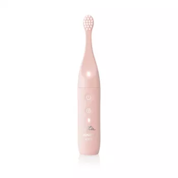 Escova de dentes sónica para criança ETA Sonetic Kids – rosa, bateria, velocidade ajustável, temporizador, 2 cabeças de escova