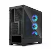 Caixa de PC Fractal Design Pop 2 Air preto TG RGB Midi Tower – ATX/Micro-ATX/Mini-ITX, 3x120mm à frente, 1x120mm atrás, baías de 2,5