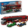 LEGO CITY 60445 F1 - Camião com carros RB20 e AMR24 F1