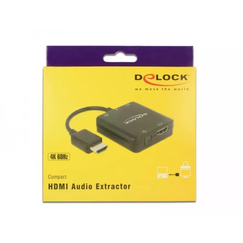 Adaptador de cabo de vídeo HDMI tipo A DeLOCK 63276