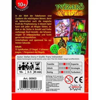Wizard Extreme, jogo de cartas