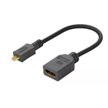 Adaptador de mudança de sexo Microconnect HDM19F19MMC HDMI Type-D (Micro) HDMI preto