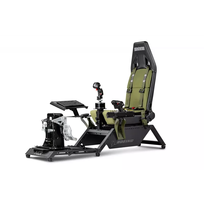 Assento de cockpit Next Level Racing Flight Simulator Boeing Military 396055 — assento especial de simulação de voo, compatível com manípulos de controlo e pedais