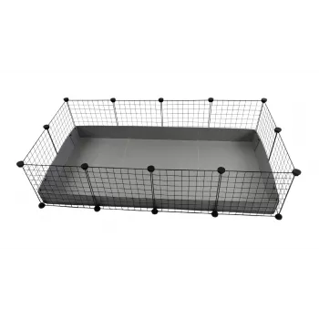 Gaiola modular C&C 4x2 145 x 75 cm prateado