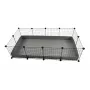 Gaiola modular C&C 4x2 145 x 75 cm prateado