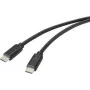 Cabo USB Renkforce RF-4716842 2 m USB 2.0 USB A USB C preto (RF-4716842)