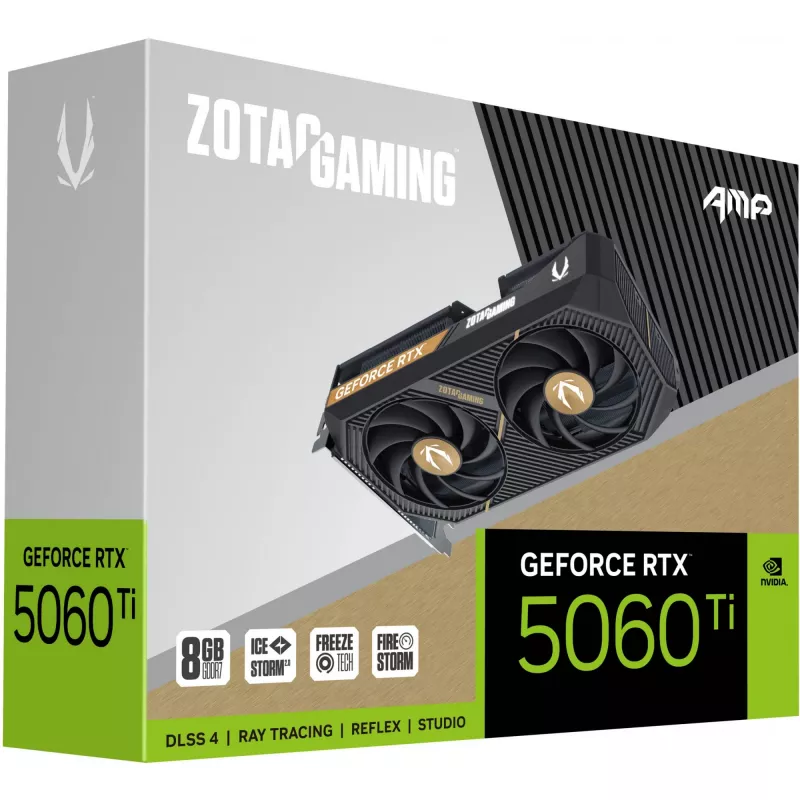 Placa gráfica Zotac GAMING GeForce RTX 5060 Ti AMP