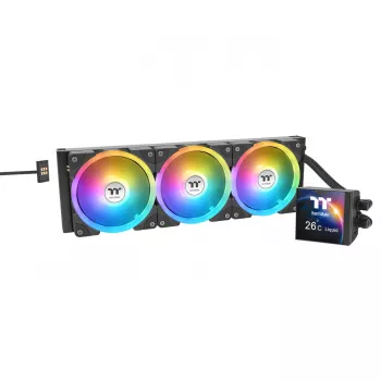Arrefecedor líquido para CPU THERMALTAKE MAGFloe 420 preto radiador 420mm