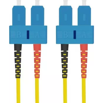 Cabo de rede de fibra ótica helos 216666 OS2 9/125µm SC-SC duplex 0,5 m