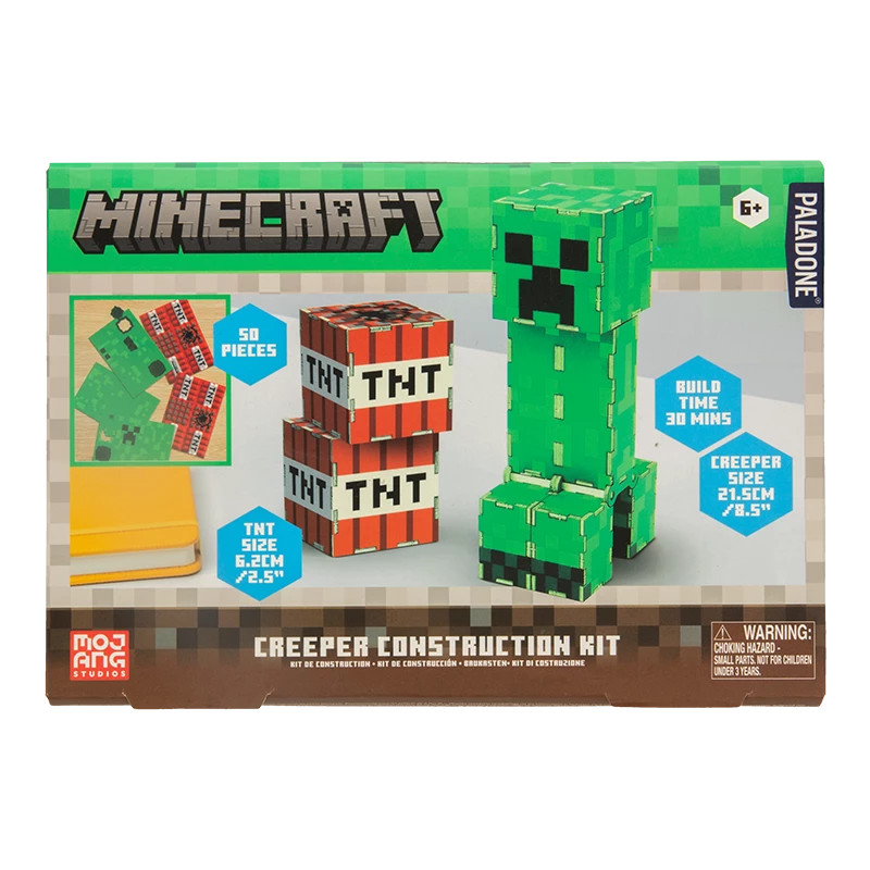 Conjunto de construção Paladone Minecraft Creeper – figura Creeper para montar