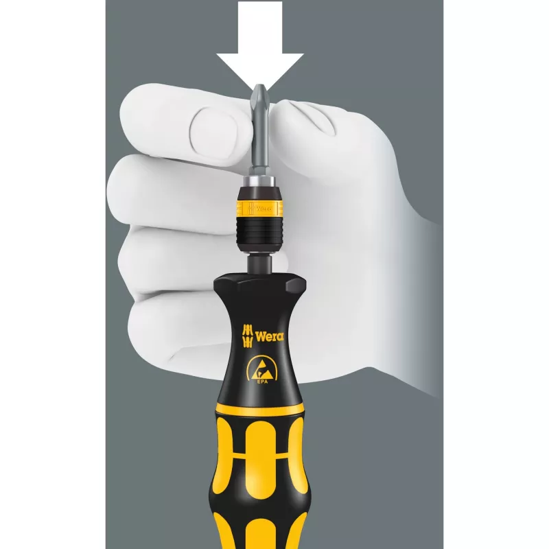 Wera Kraftform Kompakt 60 ESD - suporte manual com conjunto de bits - 17 peças (05051043001)