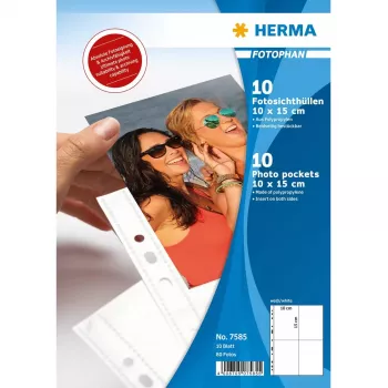 Herma fotophan 10x15 vert. 10 folhas 7585