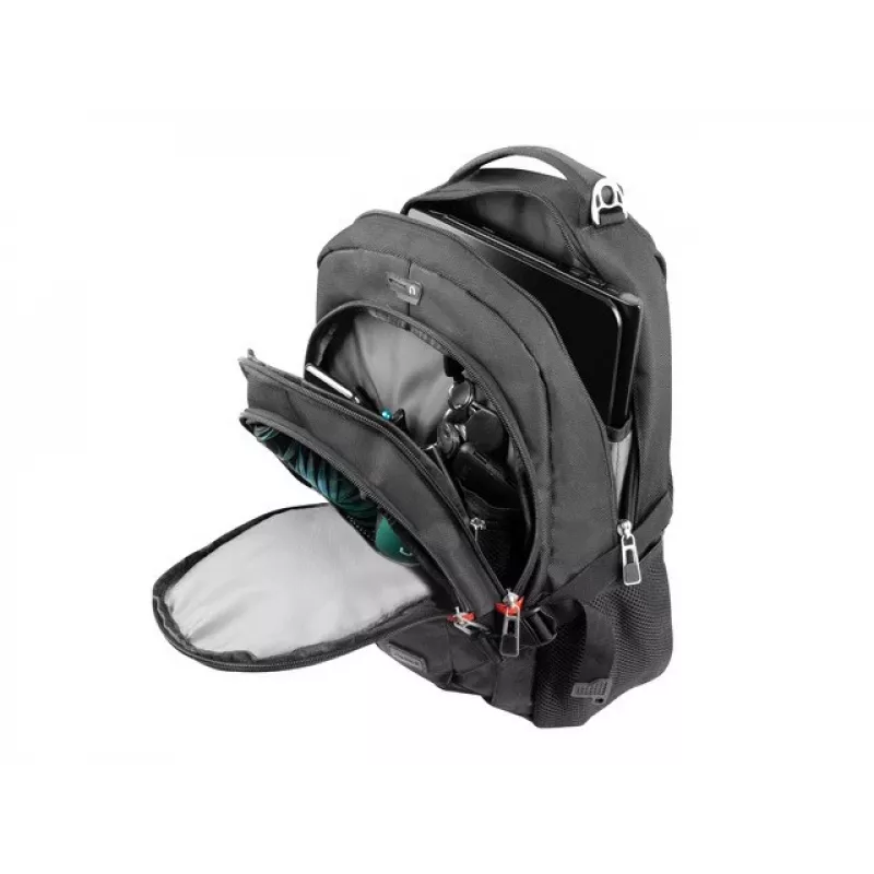 Mochila casual NATEC NTO-1703 preto poliéster