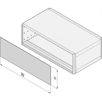 SCHROFF frente em U EMC 3U 84HP - acessório para rack (24572606)