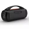 Coluna portátil MEDIA-TECH MT3184 — Bluetooth 5.3, 60W RMS, IPX5, bateria Li-Ion 16h, porta de carregamento USB-C, MicroSD, TWS, microfone, telecomando