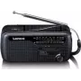 Altifalante portátil Lenco MCR-113BK Solar preto com Bluetooth e rádio FM