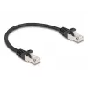 Cabo de rede DeLOCK ficha RJ50 para ficha RJ50 S/FTP 0,25 m preto