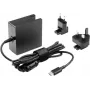 Fonte de alimentação USB-C 65-W-US Lenovo FRU02DL124 com cabo de alimentação