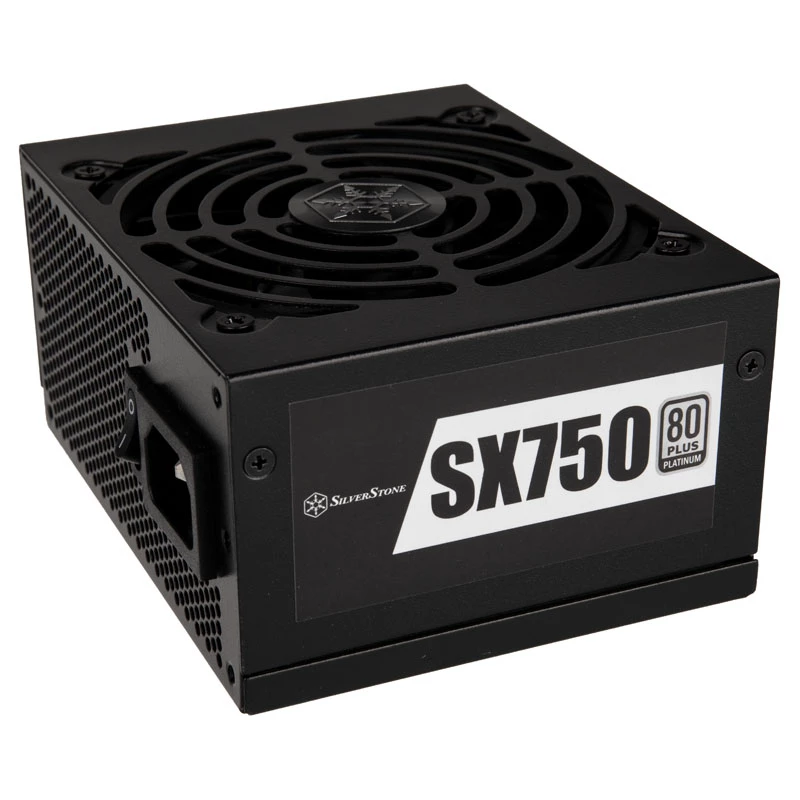 Fonte de alimentação SILVERSTONE SX750 Platinum 750W 80 Plus Platinum, formato SFX-L