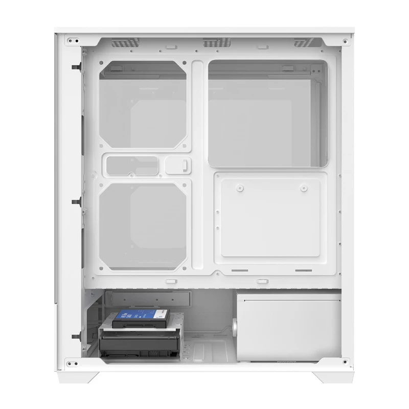 Caixa de computador DarkFlash C365 (branca) compatível com ATX/mATX/Mini-ITX