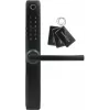 Puxador de controlo de acessos Eura ELH-20H4 preto, design sem chave, modelo 36790