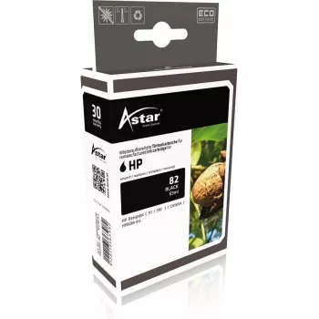 ASTAR AS70753 tinta ASTAR HP 82 DNJ preta – recondicionada 69ml (AS70753)