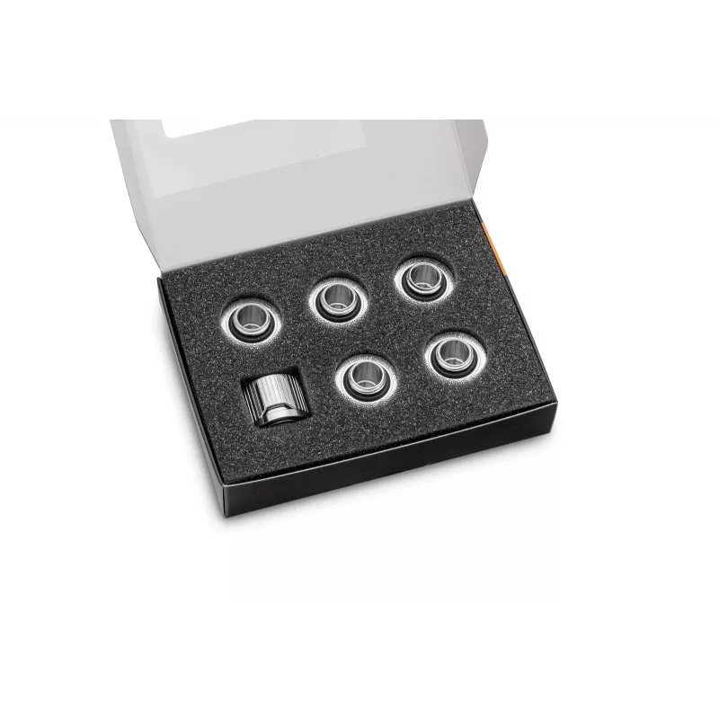 Conector EK Water Blocks EK-Quantum Torque 6-Pack STC 10/16 Latão Níquel Prateado