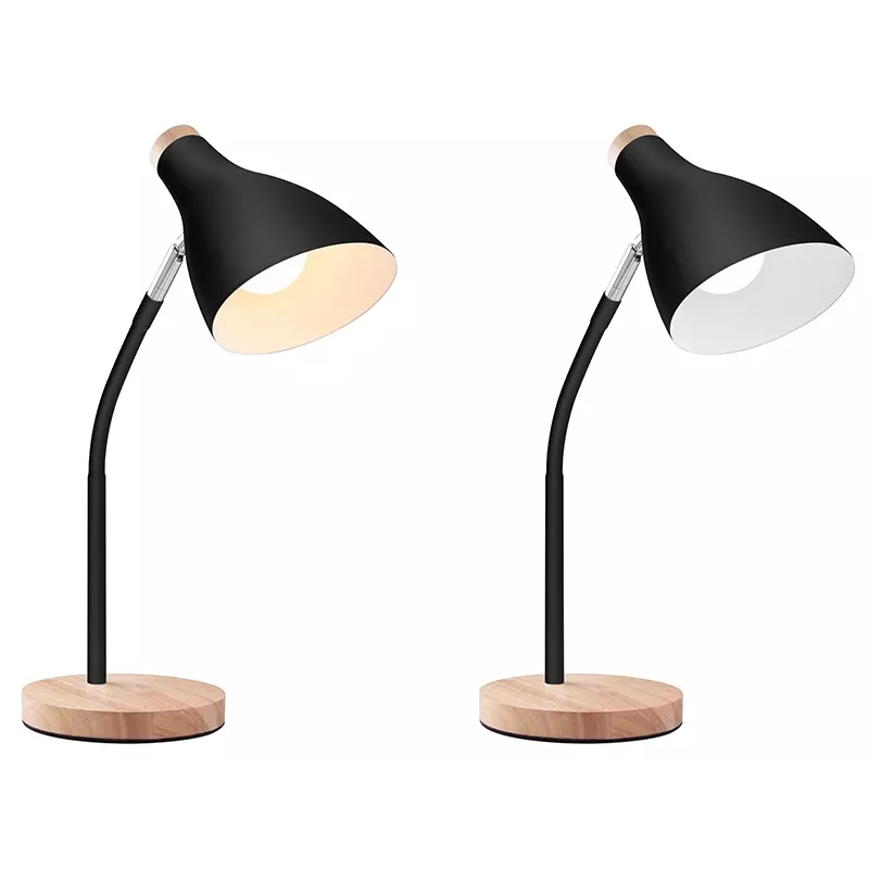Candeeiro de mesa TRACER TRAOSW47237 Scandi preto LED luminosidade ajustável, braço ajustável