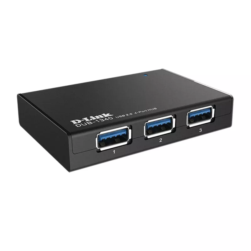 Hub USB D-Link DUB-1340 preto