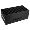 Akasa Turing ABX UCFF Caixa sem ventoinha para Mini PC AMD (Gigabyte BRIX 4000U), alumínio, preto