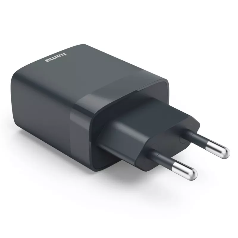 Hama 00086442 carregador para dispositivos móveis smartphone cinzento AC carregamento rápido interior