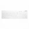 Teclado médico Contour Design Active Key Contour QuickClean IP68 Full-Size sem fios Branco DE C8112