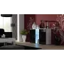 Cama Meble SOHO S7 aparador 120 cm, branco/preto brilhante
