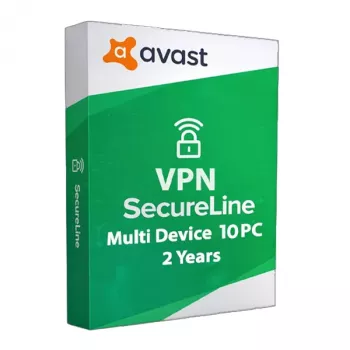 Avast SecureLine VPN | 10 dispositivos | 2 anos | Global