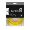 Cabo de rede GEMBIRD PP6U-5M/Y – Cat6 U/UTP, RJ-45 macho para RJ-45 macho, 5 m, amarelo
