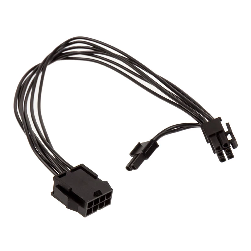 Adaptador Kolink de CPU de 4+4 pinos para PCIe de 6+2 pinos, 0,35 m, preto