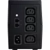 BlueWalker PowerWalker VI 650 SH IEC UPS, 650 VA (0,65 kVA), 360 W, 4 tomadas, 7 Ah, USB, 220-240 V, preto