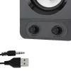 Altifalante Esperanza EGS107 2.1 USB LED 5 W preto