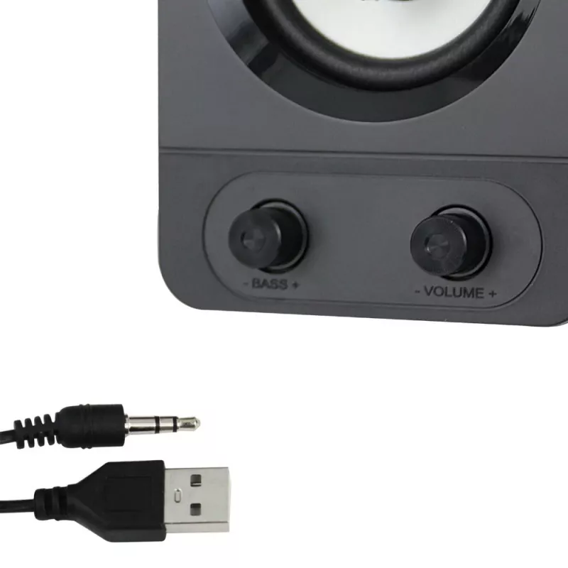 Altifalante Esperanza EGS107 2.1 USB LED 5 W preto