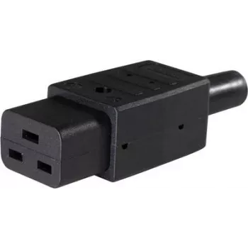 as - Schwabe Ficha de aparelho IEC, reta N.º de polos: 3 10 A Preto 62085 1 unid. (62085)