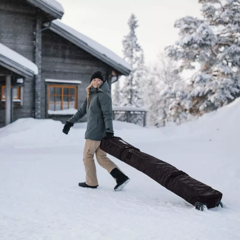Saco de esquis com rodas Thule 5170 Roundtrip 175 cm preto