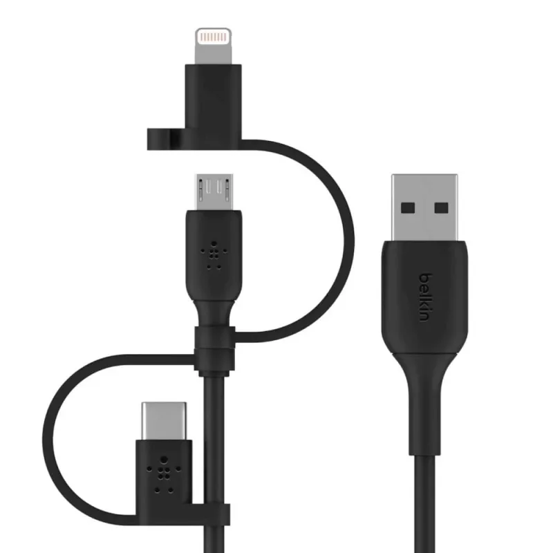 Belkin Cabo universal Lightning/Micro/USB-C
