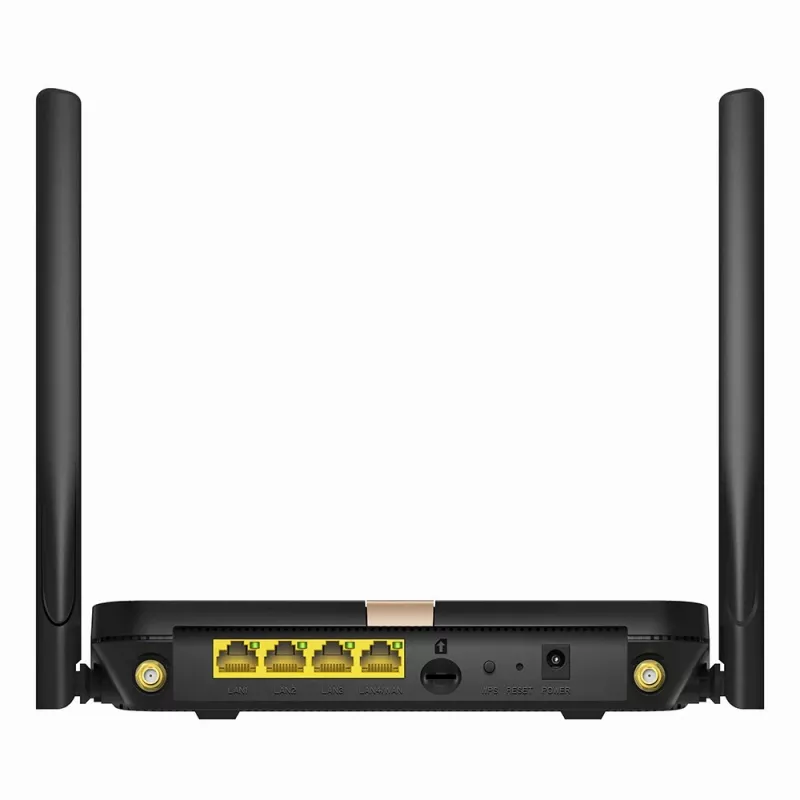 Router sem fios Cudy LT500D Fast Ethernet Dual-Band (2,4 GHz / 5 GHz) 4G Preto