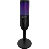 LORGAR SMP40, microfone RGB com botão de silenciamento externo e suporte metálico, preto