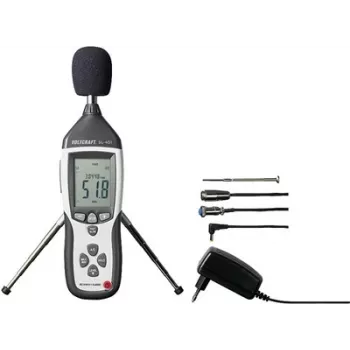 Medidor de nível sonoro Voltcraft SL-451, medidor de ruído 31,5 Hz - 8 kHz (SL-451)