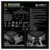 Fonte de alimentação Lian Li RS1200G 1200 W 20+4 pin ATX 80 PLUS Gold preto