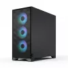 Caixa de PC Fractal Design Pop 2 Air preto TG RGB Midi Tower – ATX/Micro-ATX/Mini-ITX, 3x120mm à frente, 1x120mm atrás, baías de 2,5