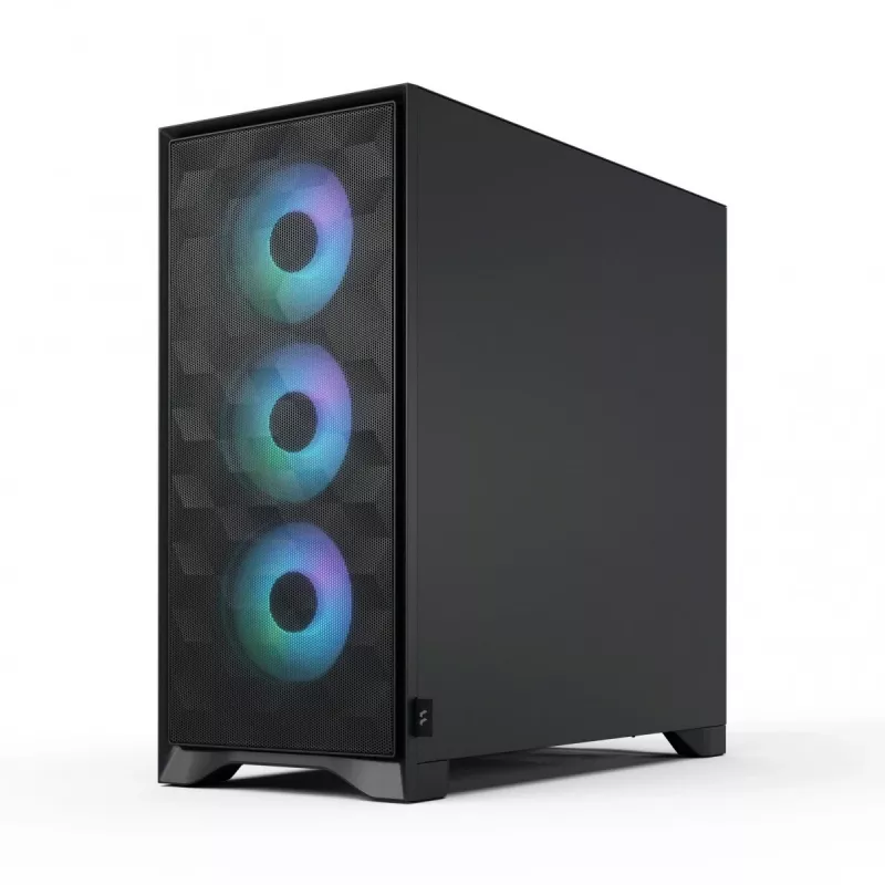 Caixa de PC Fractal Design Pop 2 Air preto TG RGB Midi Tower – ATX/Micro-ATX/Mini-ITX, 3x120mm à frente, 1x120mm atrás, baías de 2,5